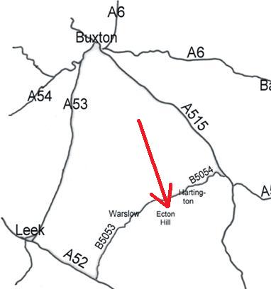 Locatgion Map for Ecton